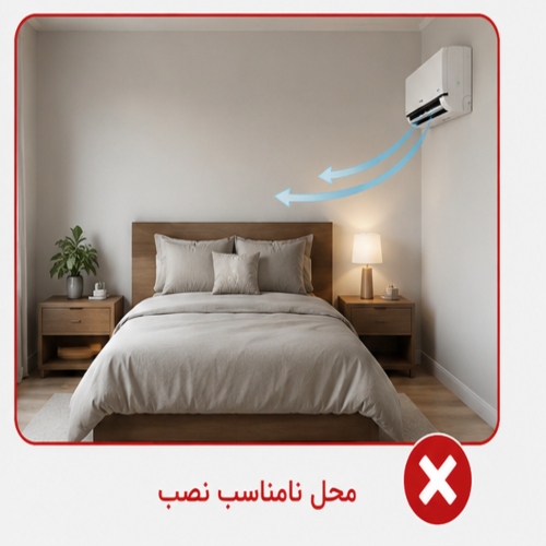 بهترین محل نصب کولر گازی در پذیرایی