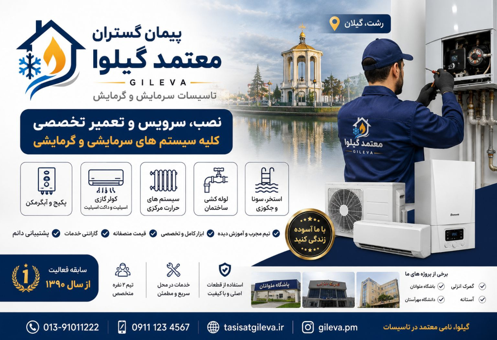 تعمیرات کولر اسپلیت در رشت